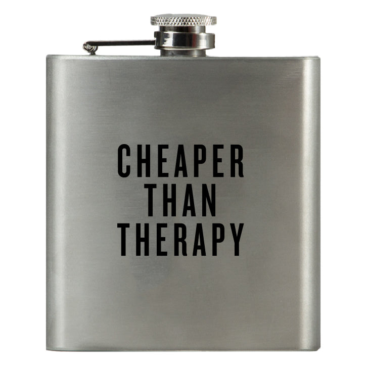 Swag Brewery Cheaper Than Therapy Flask