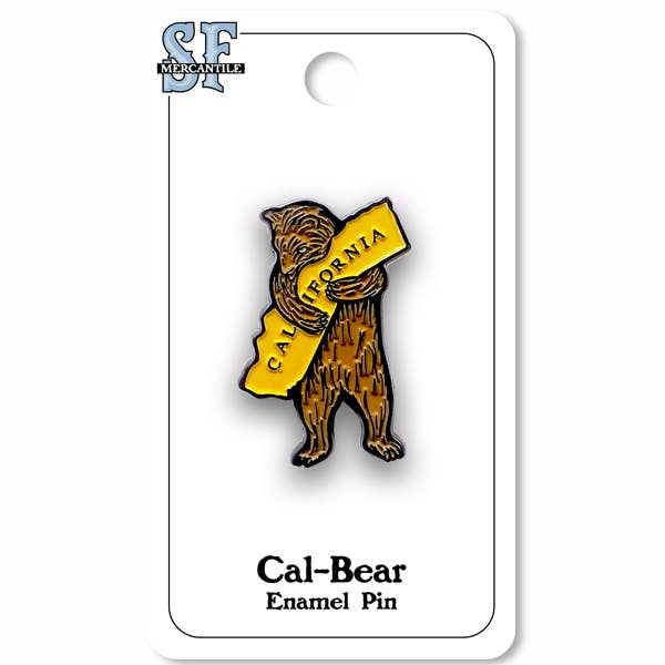 SF Mercantile California Bear Hug Enameled Pin