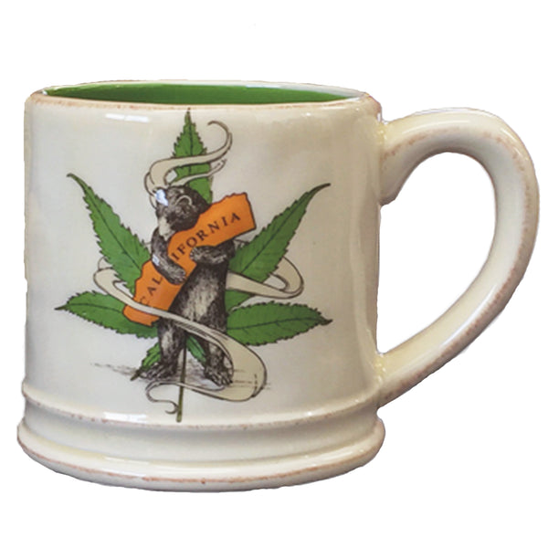 Cannabis CA Bear Hug Ceramic Mug