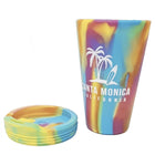 16oz Silipint Silicone Drinking Cup Santa Monica Print