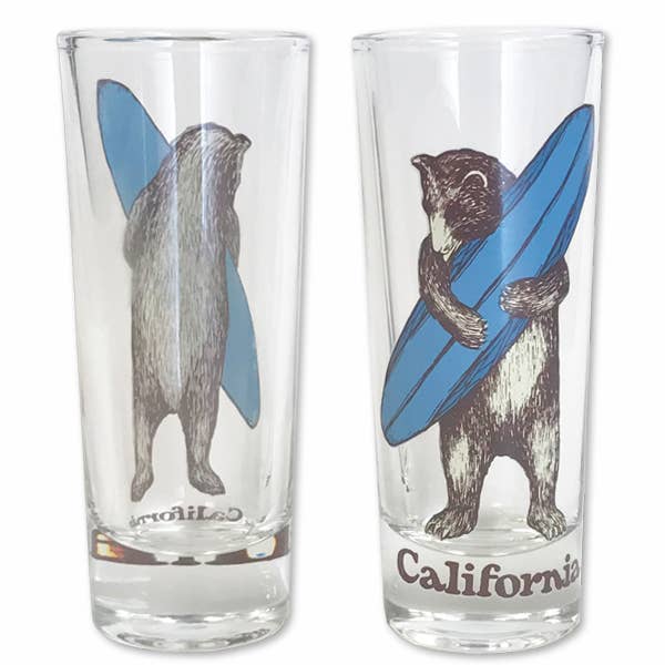 SF Mercantile Surf Bear Shooter Glass