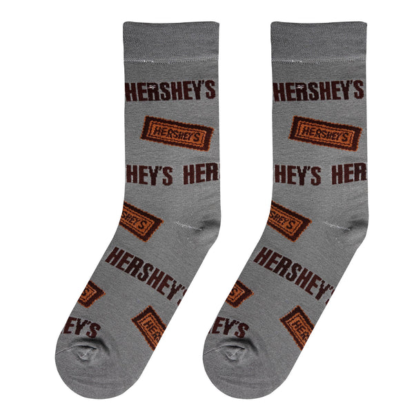 Crazy Socks Men's Crew Folded - Hersheys
