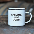 Swag Brewery Definitely Not Coffee Enamel Mug 2