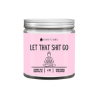 Funny Flames Candle - Let That Shit Go Candle (Pink, 4oz)