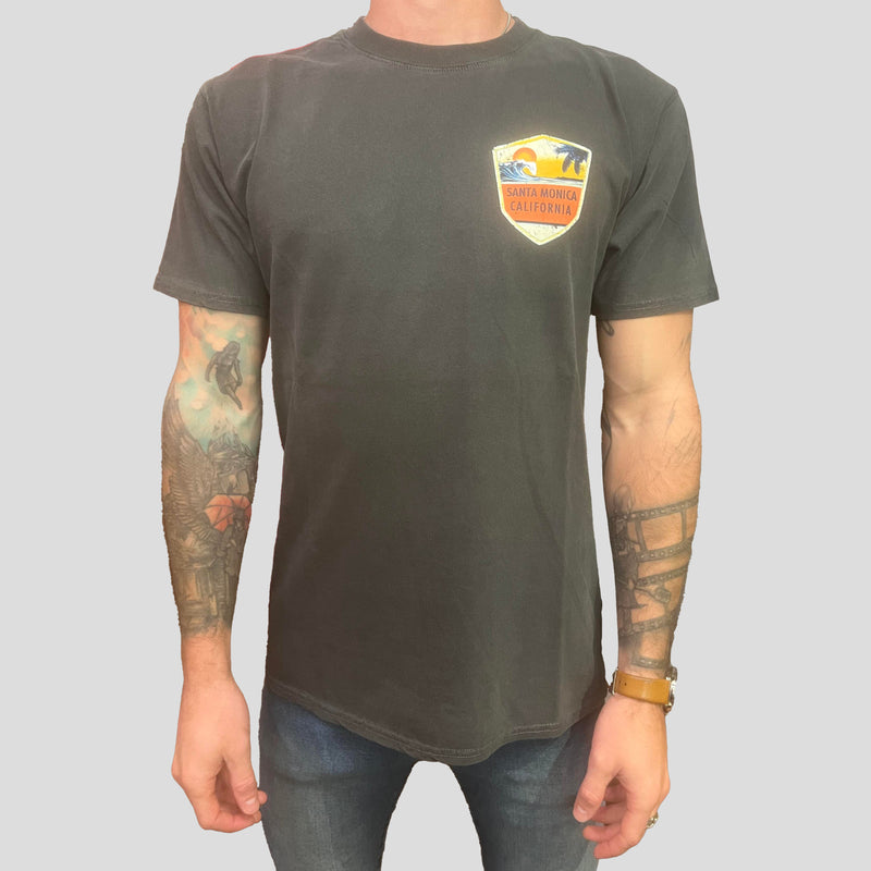 Overwash Gray California Badge Tee-Shirt