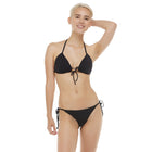 Summer Black Licorice Bikini Top