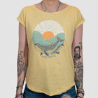Whale Santa Monica Yellow Tee-Shirt